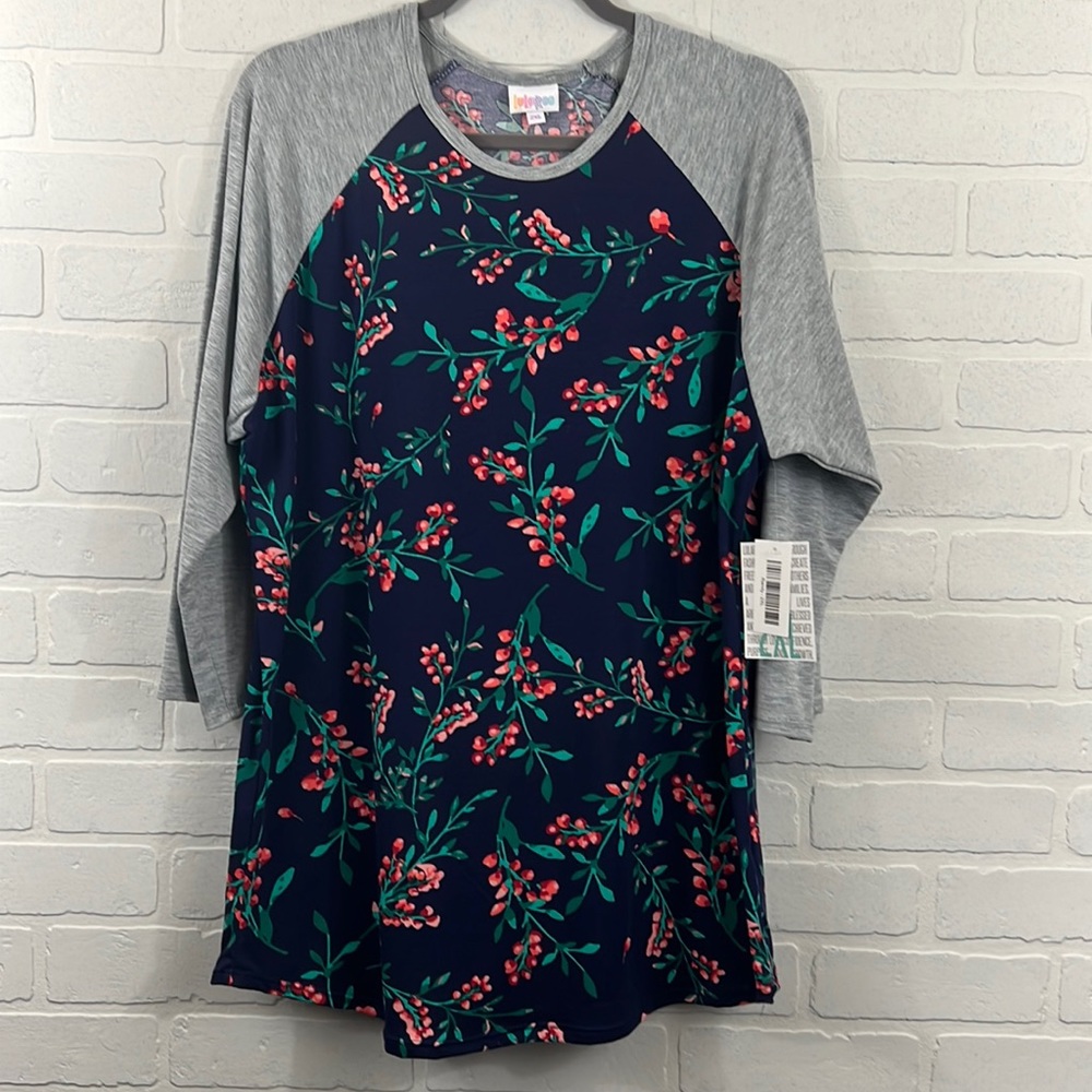 LuLaRoe Randy 3/4 sleeve shirt - NWT 2XL